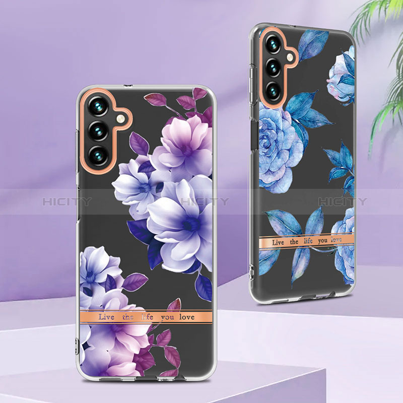 Coque Silicone Motif Fantaisie Souple Couleur Unie Etui Housse YB6 pour Samsung Galaxy A54 5G Plus