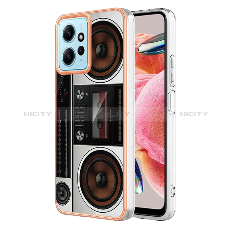 Coque Silicone Motif Fantaisie Souple Couleur Unie Etui Housse YB6 pour Xiaomi Redmi Note 12 4G Plus