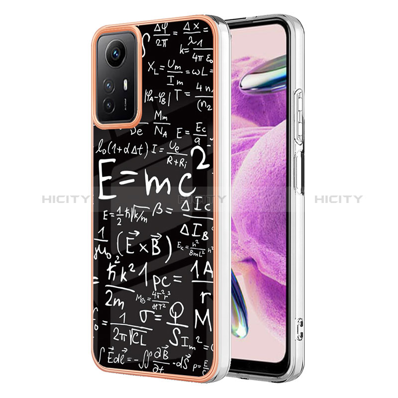 Coque Silicone Motif Fantaisie Souple Couleur Unie Etui Housse YB6 pour Xiaomi Redmi Note 12S Mixte Plus