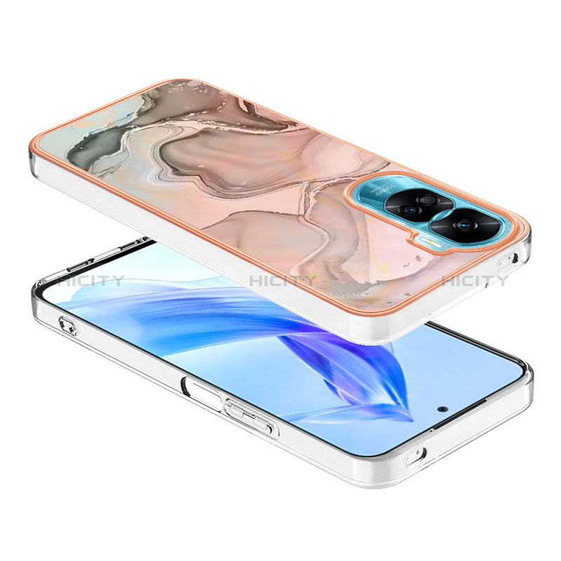 Coque Silicone Motif Fantaisie Souple Couleur Unie Etui Housse YB7 pour Huawei Honor 90 Lite 5G Mixte Plus