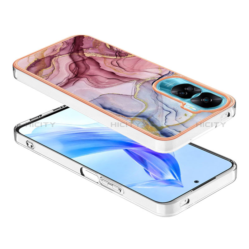 Coque Silicone Motif Fantaisie Souple Couleur Unie Etui Housse YB7 pour Huawei Honor 90 Lite 5G Plus