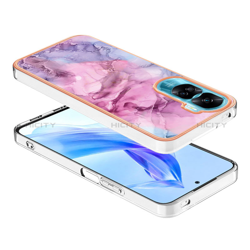 Coque Silicone Motif Fantaisie Souple Couleur Unie Etui Housse YB7 pour Huawei Honor 90 Lite 5G Plus