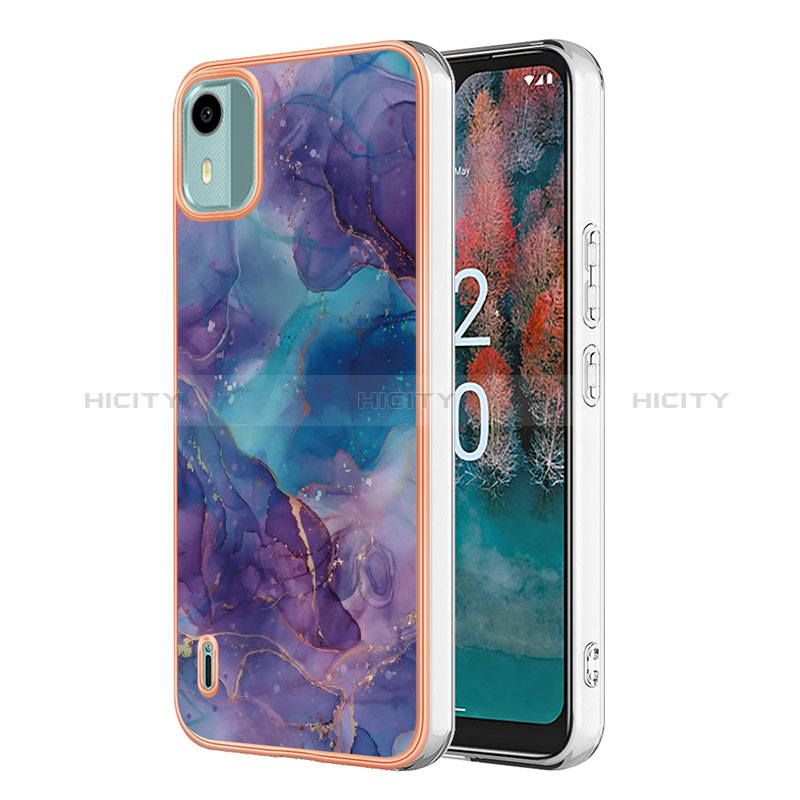 Coque Silicone Motif Fantaisie Souple Couleur Unie Etui Housse YB7 pour Nokia C12 Plus