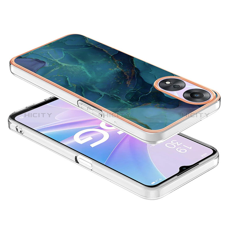 Coque Silicone Motif Fantaisie Souple Couleur Unie Etui Housse YB7 pour Oppo A78 5G Plus