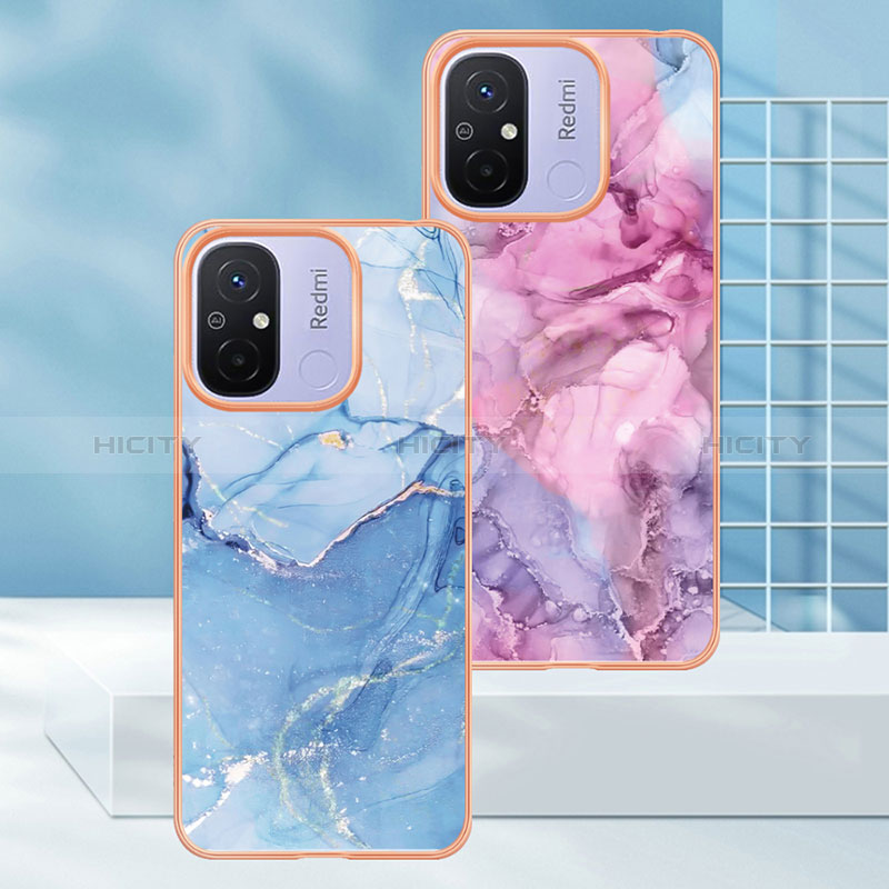 Coque Silicone Motif Fantaisie Souple Couleur Unie Etui Housse YB7 pour Xiaomi Poco C55 Plus