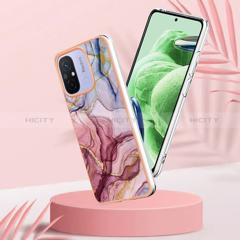 Coque Silicone Motif Fantaisie Souple Couleur Unie Etui Housse YB7 pour Xiaomi Poco C55 Plus