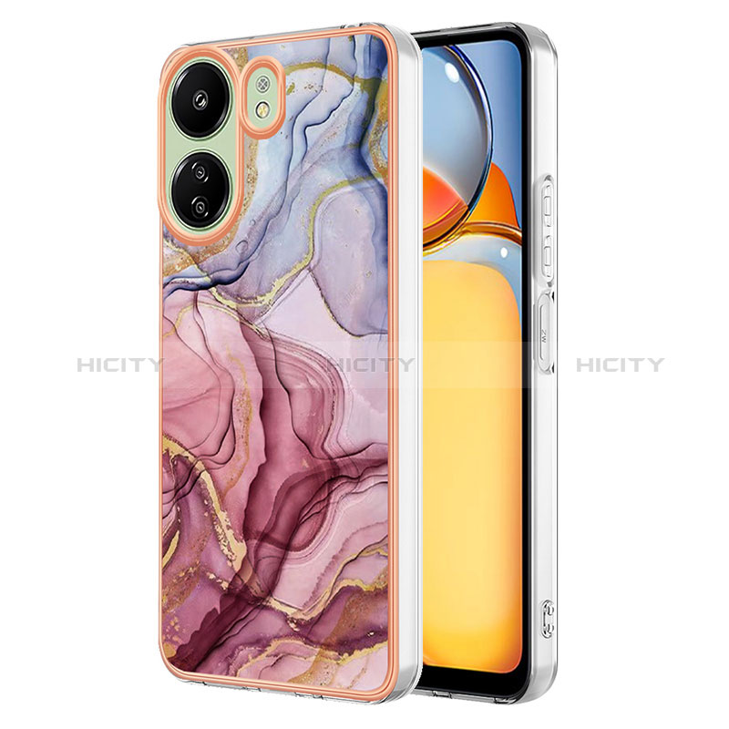 Coque Silicone Motif Fantaisie Souple Couleur Unie Etui Housse YB7 pour Xiaomi Poco C65 Plus