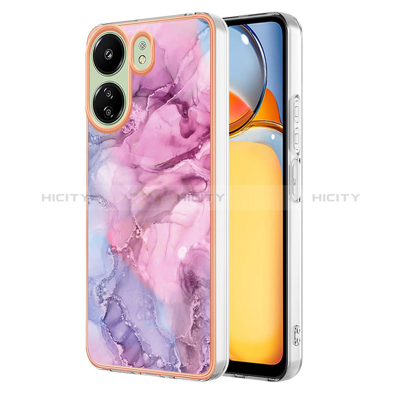 Coque Silicone Motif Fantaisie Souple Couleur Unie Etui Housse YB7 pour Xiaomi Poco C65 Plus