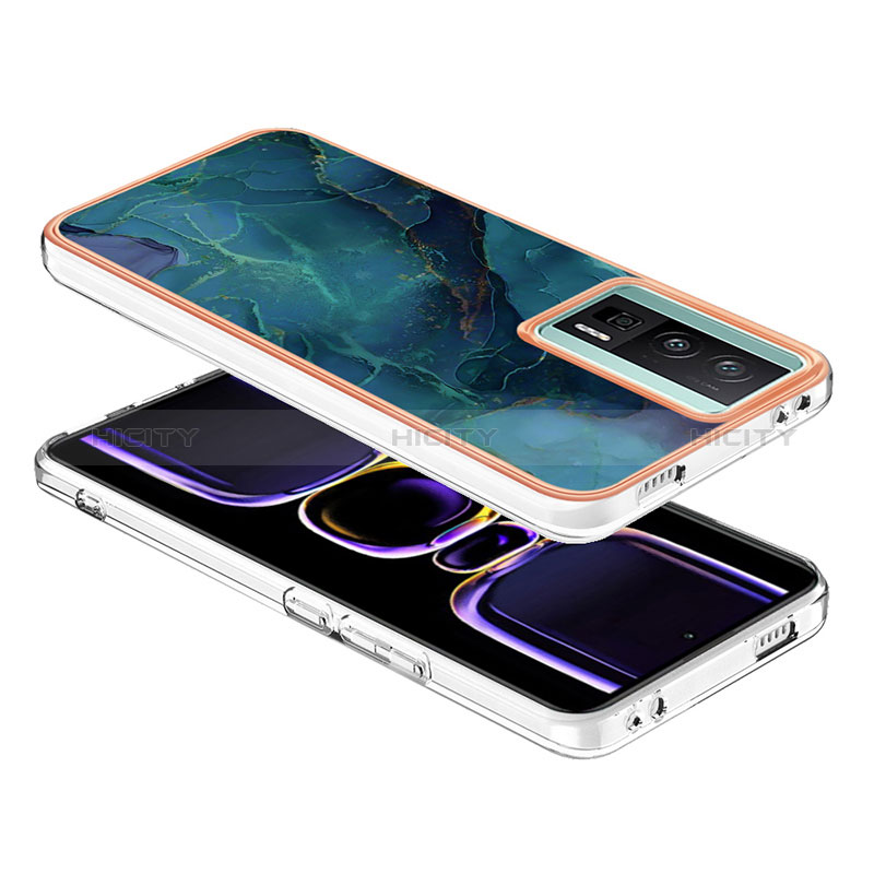 Coque Silicone Motif Fantaisie Souple Couleur Unie Etui Housse YB7 pour Xiaomi Poco F5 Pro 5G Plus