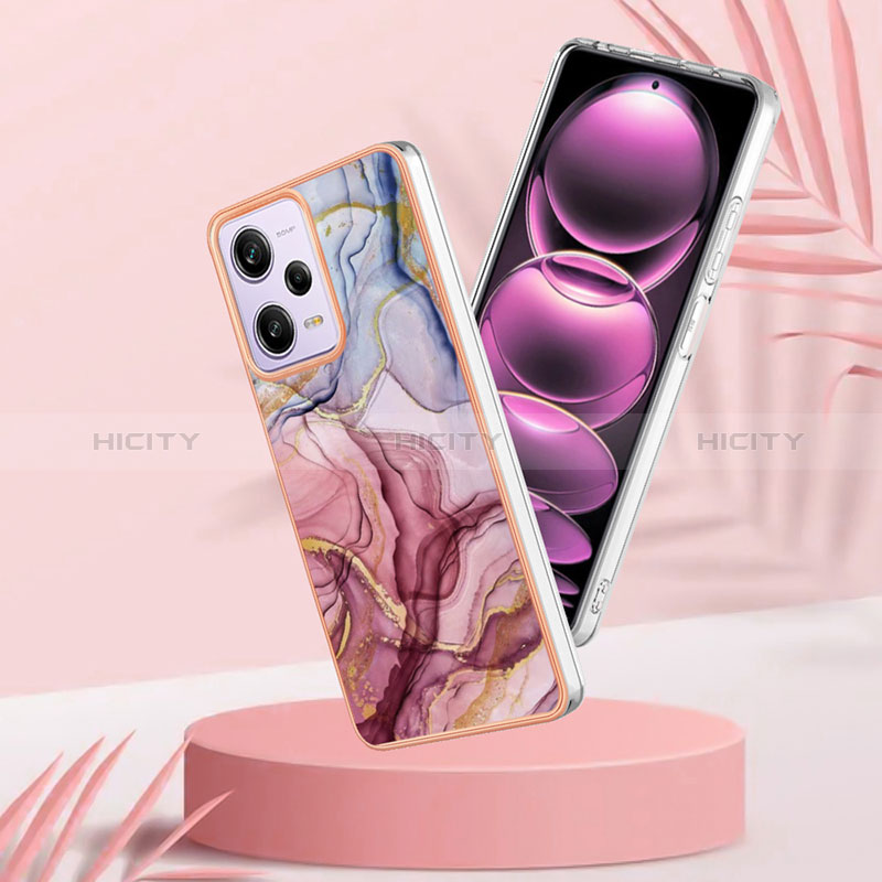 Coque Silicone Motif Fantaisie Souple Couleur Unie Etui Housse YB7 pour Xiaomi Redmi Note 12 Pro 5G Plus