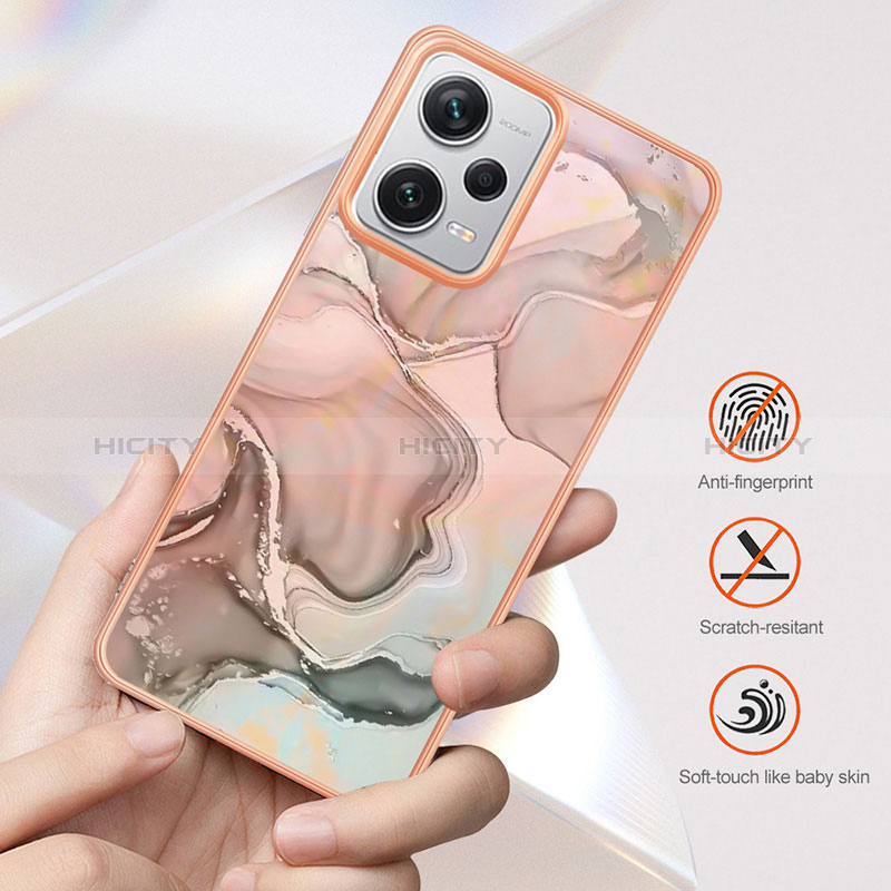 Coque Silicone Motif Fantaisie Souple Couleur Unie Etui Housse YB7 pour Xiaomi Redmi Note 12 Pro+ Plus 5G Plus