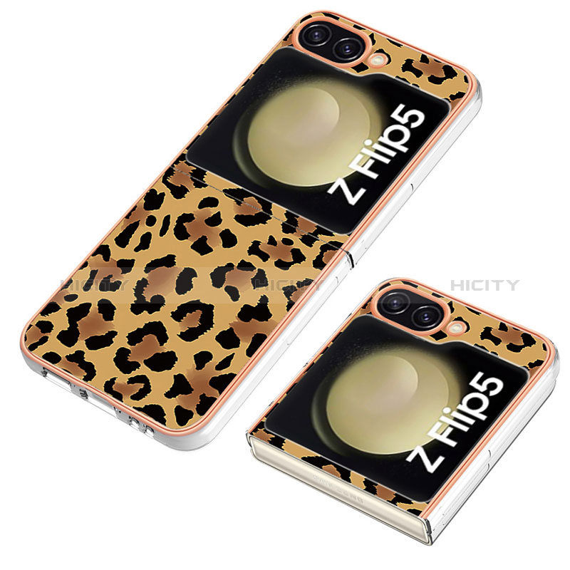 Coque Silicone Motif Fantaisie Souple Couleur Unie Etui Housse YB8 pour Samsung Galaxy Z Flip5 5G Plus