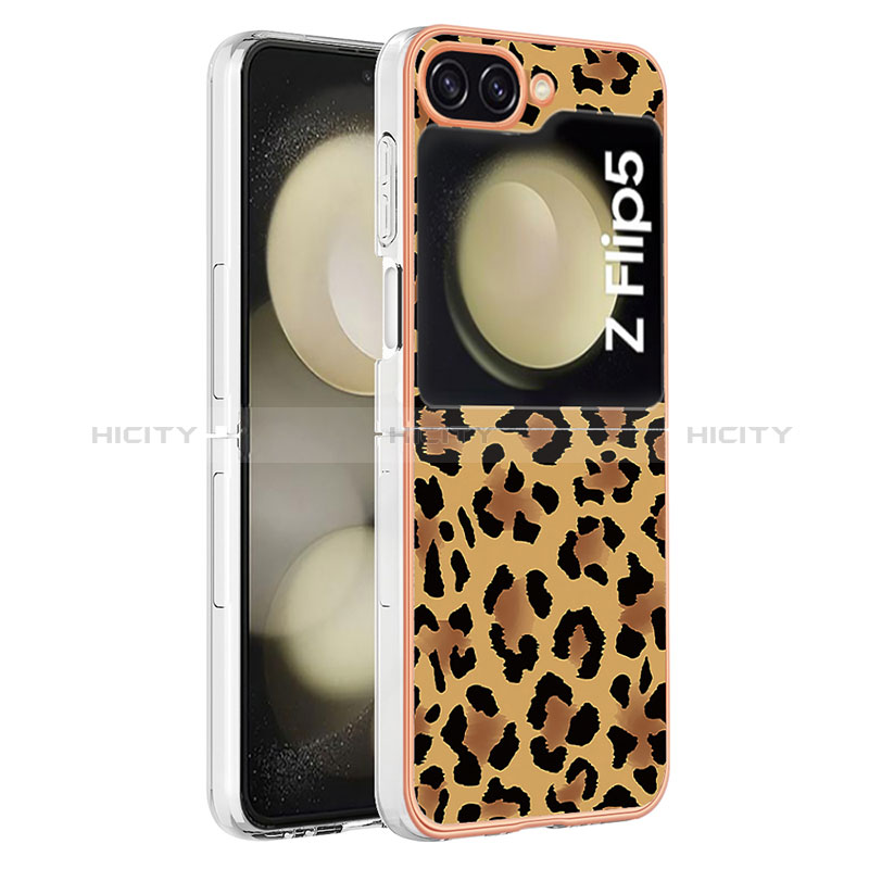 Coque Silicone Motif Fantaisie Souple Couleur Unie Etui Housse YB8 pour Samsung Galaxy Z Flip5 5G Plus