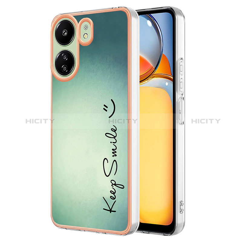 Coque Silicone Motif Fantaisie Souple Couleur Unie Etui Housse YB8 pour Xiaomi Poco C65 Plus