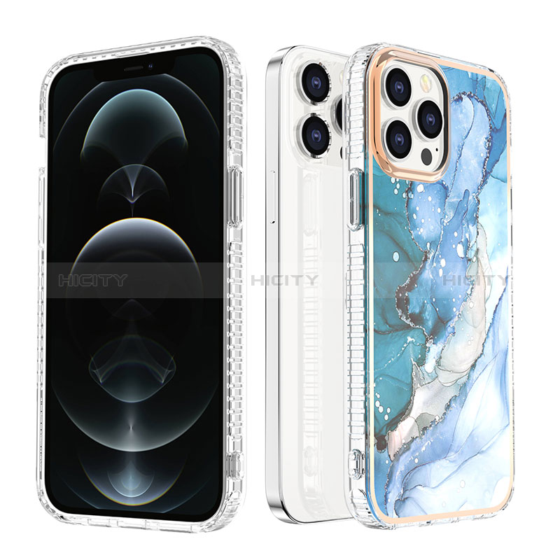 Coque Silicone Motif Fantaisie Souple Couleur Unie Etui Housse YJ1 pour Apple iPhone 13 Pro Plus