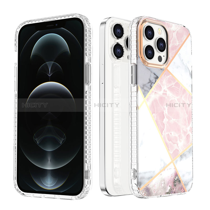 Coque Silicone Motif Fantaisie Souple Couleur Unie Etui Housse YJ1 pour Apple iPhone 13 Pro Plus