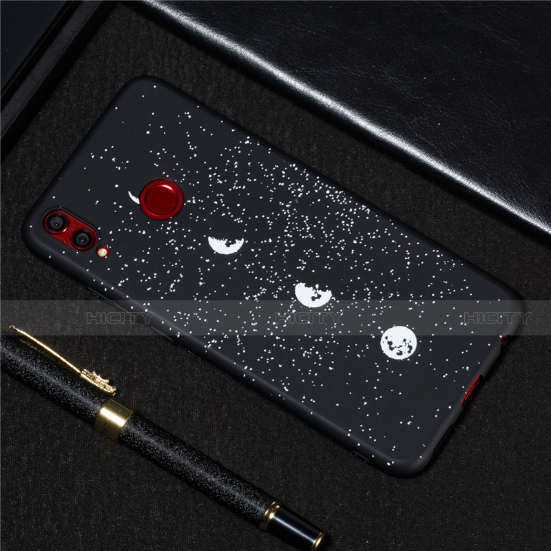 Coque Silicone Paillette Etoile Souple Couleur Unie Etui Housse pour Huawei Honor 8X Plus