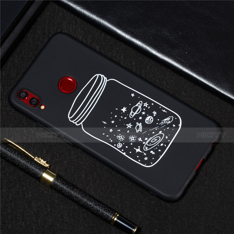 Coque Silicone Paillette Etoile Souple Couleur Unie Etui Housse pour Huawei Honor View 10 Lite Plus