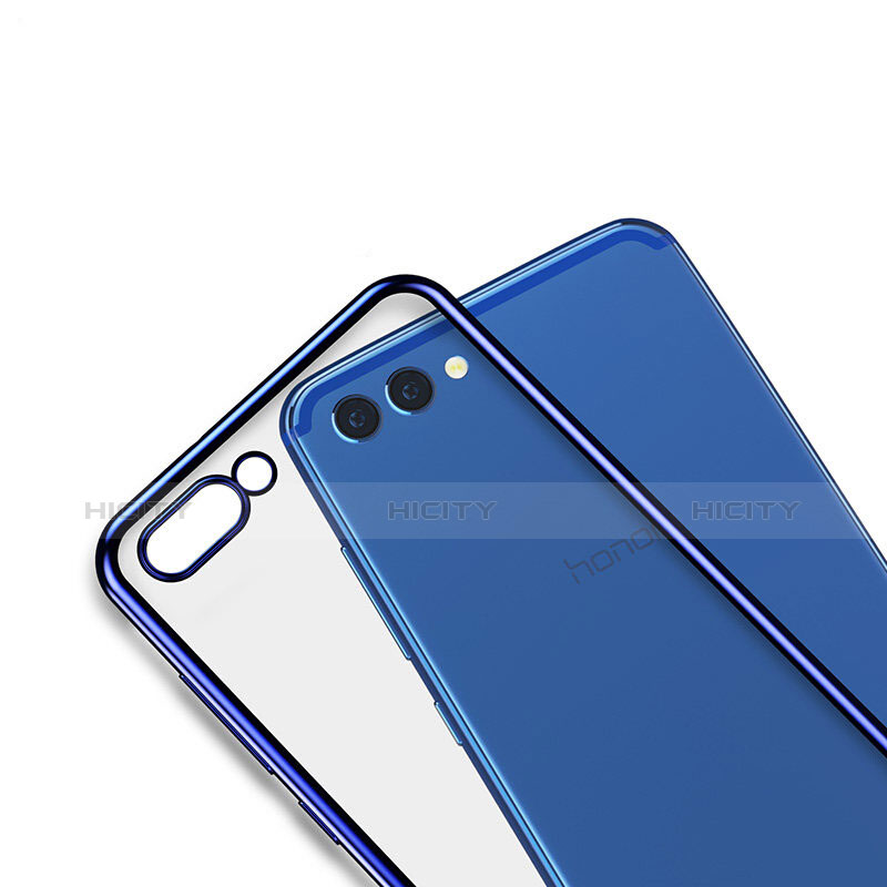 Coque Silicone Souple Miroir M01 pour Huawei Honor View 10 Bleu Plus