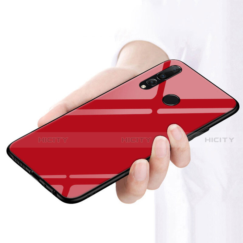 Coque Silicone Souple Miroir pour Huawei P Smart+ Plus (2019) Rouge Plus