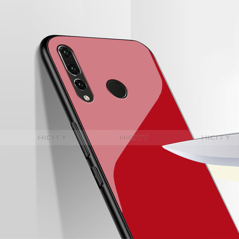 Coque Silicone Souple Miroir pour Huawei P Smart+ Plus (2019) Rouge Plus