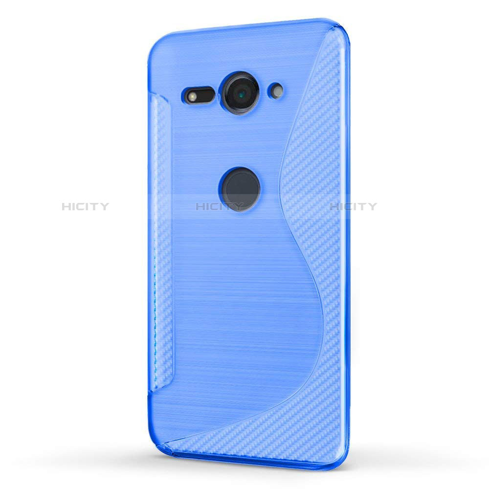 Coque Silicone Souple Transparente Vague S-Line Housse Etui pour Sony Xperia XZ2 Compact Plus