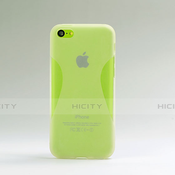 Coque TPU Transparente Vague pour Apple iPhone 5C Blanc Plus