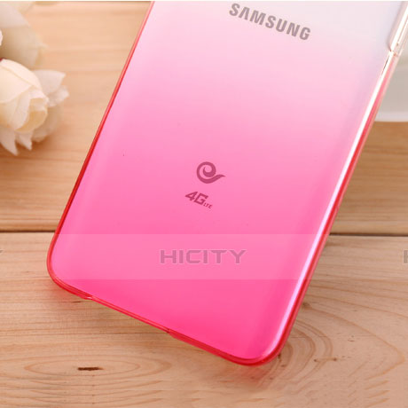 Coque Transparente Rigide Degrade pour Samsung Galaxy DS A300G A300H A300M Rose Plus