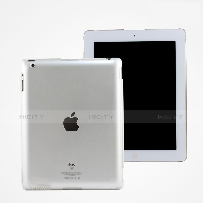 Coque Ultra Fine Mat Rigide Transparente pour Apple iPad 3 Blanc Plus