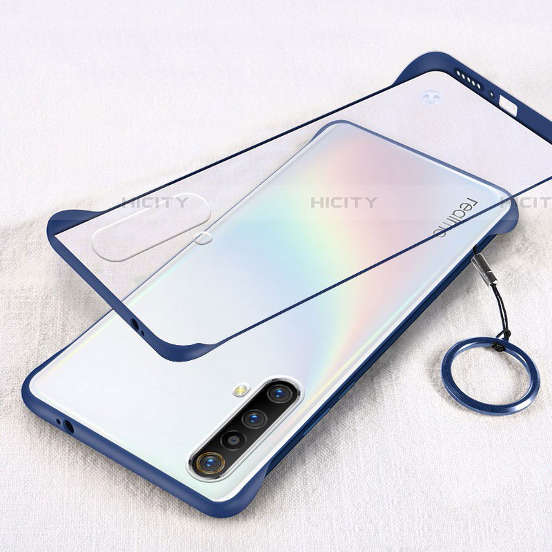 Coque Ultra Fine Plastique Rigide Etui Housse Transparente pour Realme X50t 5G Bleu Plus