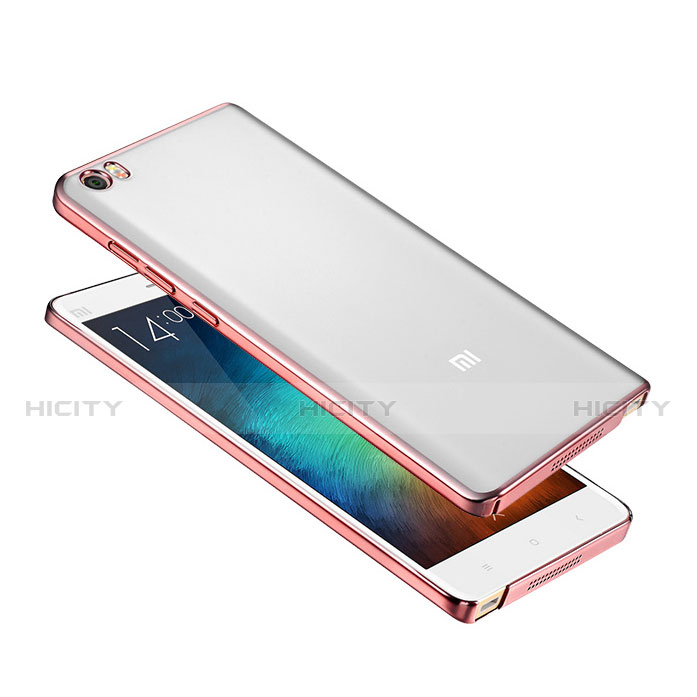 Coque Ultra Fine Plastique Rigide Etui Housse Transparente pour Xiaomi Mi Note Or Rose Plus