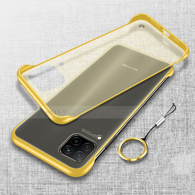 Coque Ultra Fine Plastique Rigide Etui Housse Transparente U01 pour Huawei Nova 7i Jaune Plus