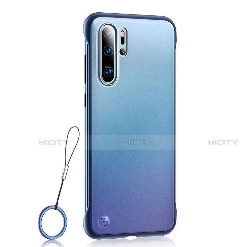 Coque Ultra Fine Plastique Rigide Etui Housse Transparente U01 pour Huawei P30 Pro New Edition Bleu Plus