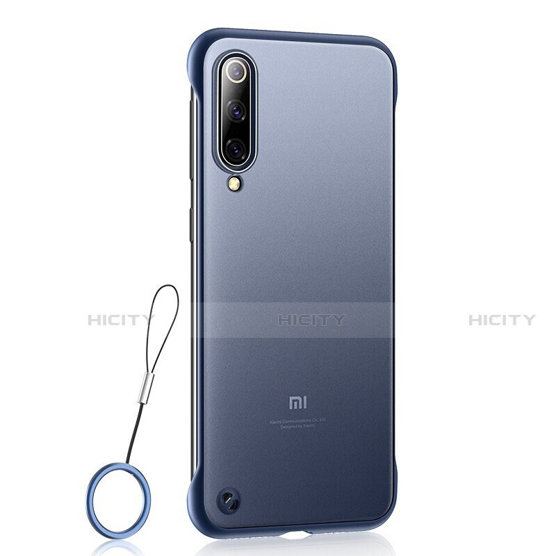 Coque Ultra Fine Plastique Rigide Etui Housse Transparente U01 pour Xiaomi Mi 9 Lite Bleu Plus