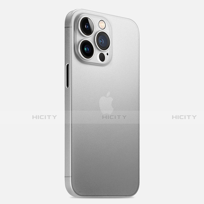 Coque Ultra Fine Plastique Rigide Etui Housse Transparente U02 pour Apple iPhone 13 Pro Max Blanc Plus