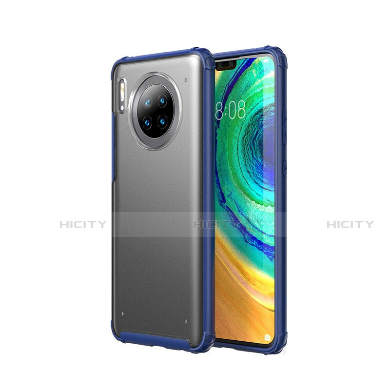 Coque Ultra Fine Plastique Rigide Etui Housse Transparente U02 pour Huawei Mate 30E Pro 5G Bleu Plus