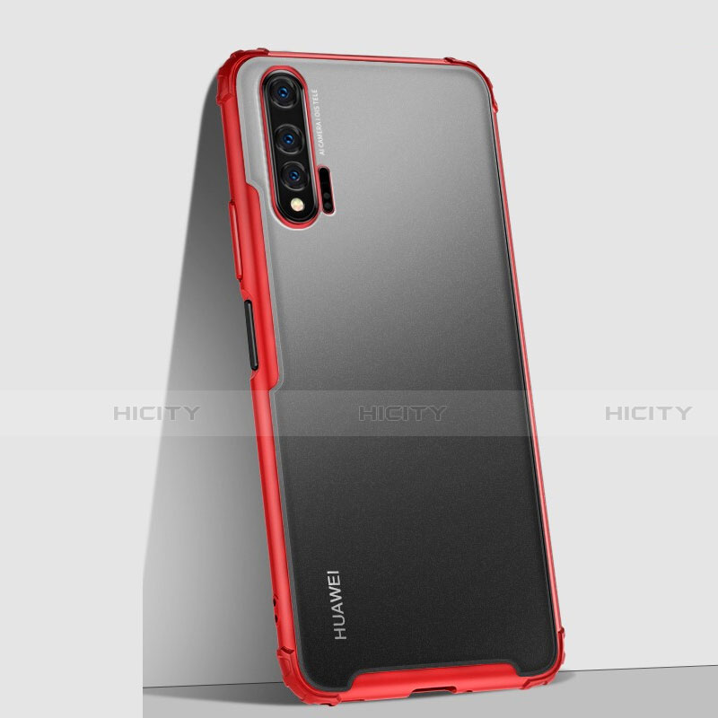 Coque Ultra Fine Plastique Rigide Etui Housse Transparente U02 pour Huawei Nova 6 5G Rouge Plus