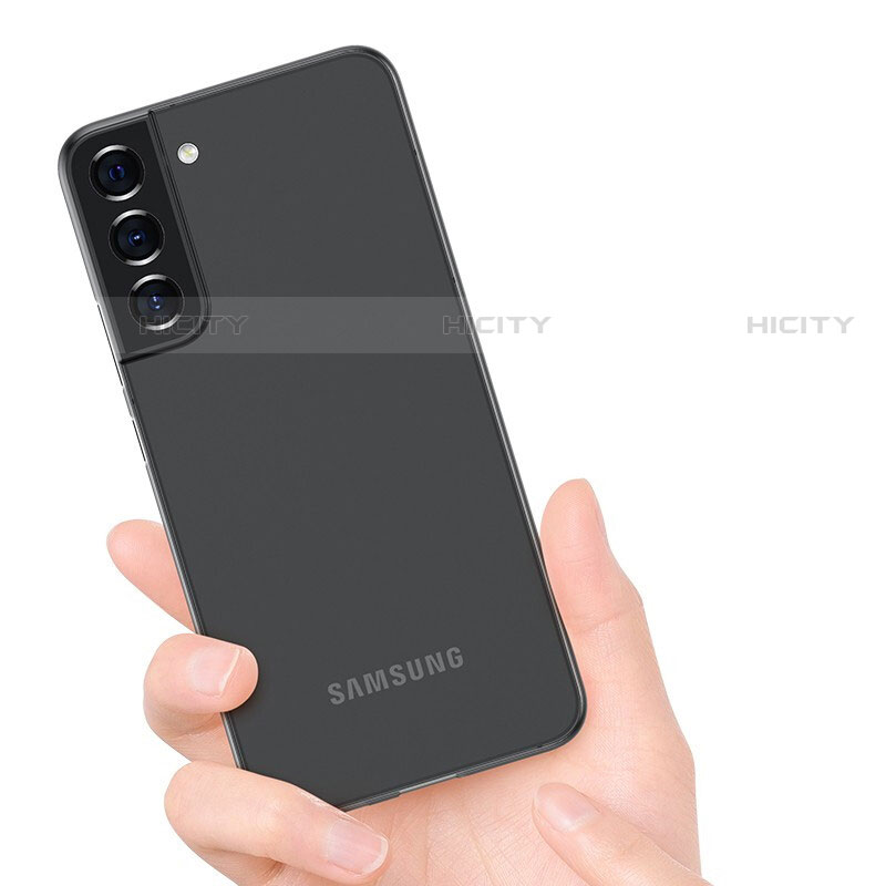 Coque Ultra Fine Plastique Rigide Etui Housse Transparente U02 pour Samsung Galaxy S21 5G Noir Plus