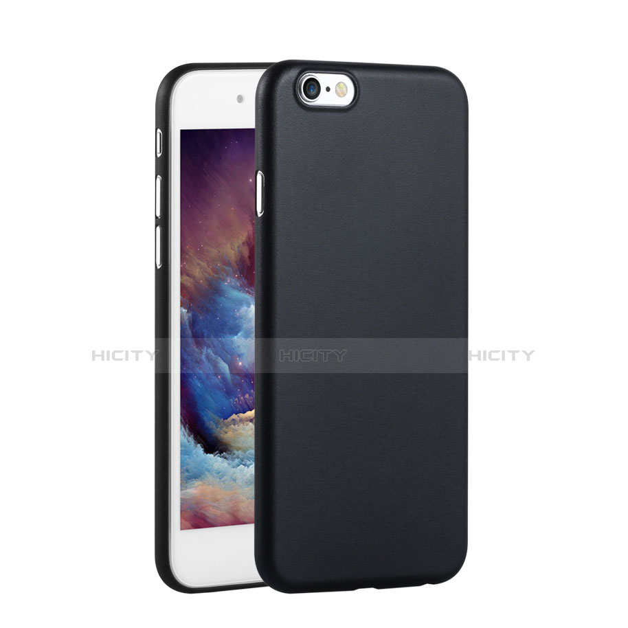 Coque Ultra Fine Plastique Rigide Mat pour Apple iPhone 6 Noir Plus