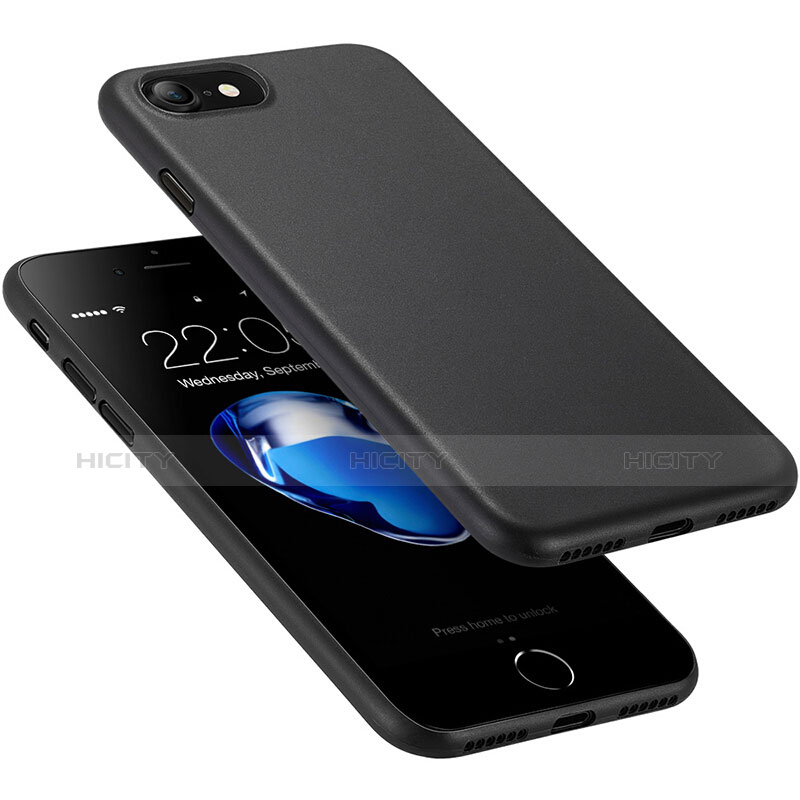 Coque Ultra Fine Plastique Rigide Mat pour Apple iPhone 8 Noir Plus