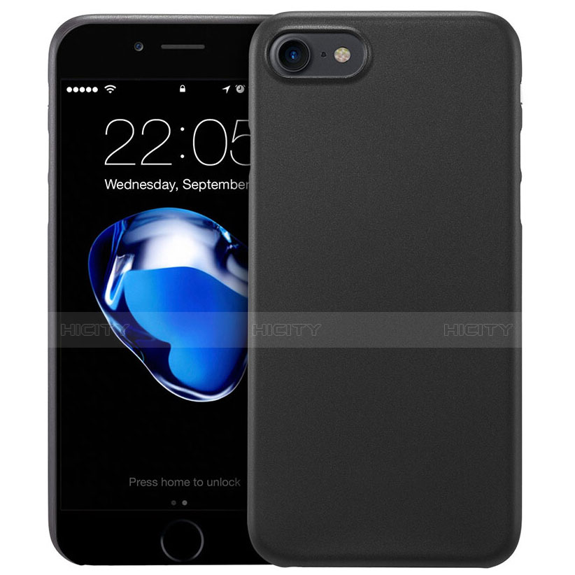 Coque Ultra Fine Plastique Rigide Mat pour Apple iPhone 8 Noir Plus