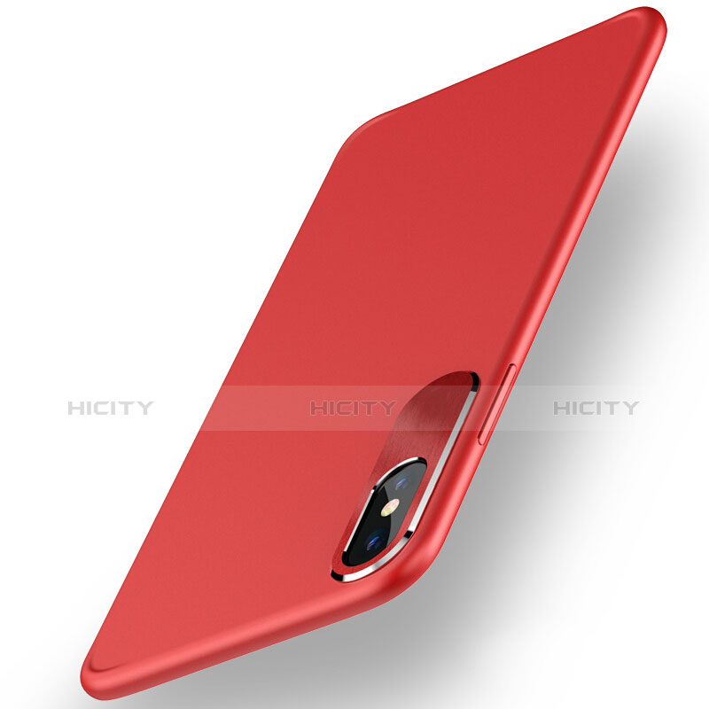 Coque Ultra Fine Plastique Rigide pour Apple iPhone X Rouge Plus