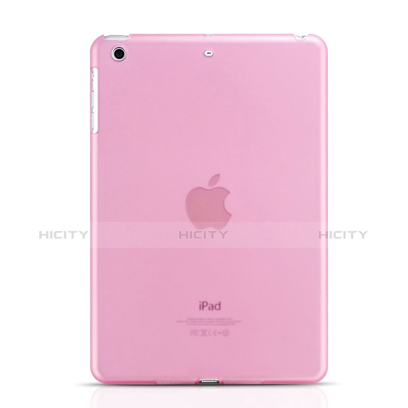 Coque Ultra Fine Plastique Rigide Transparente pour Apple iPad Mini 2 Rose Plus