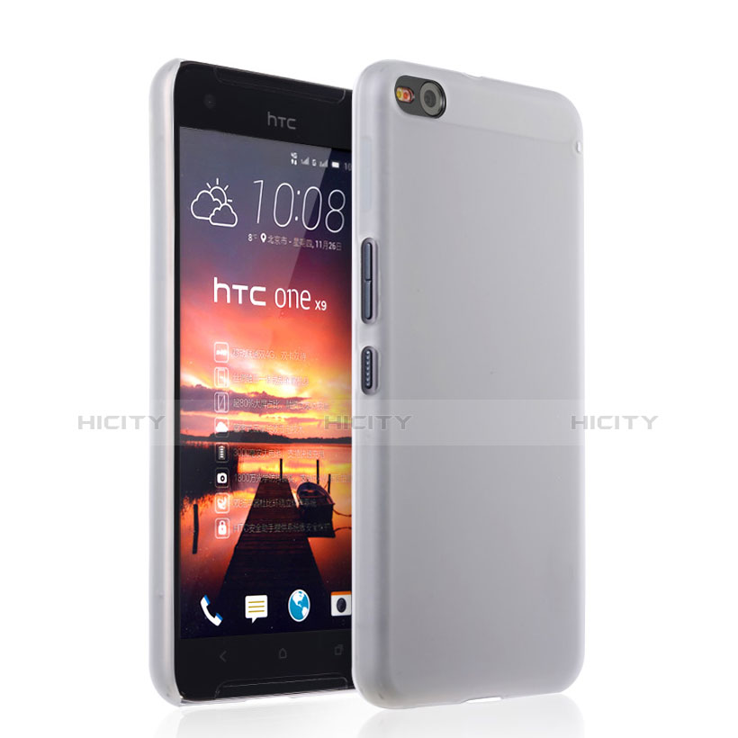 Coque Ultra Fine Plastique Rigide Transparente pour HTC One X9 Blanc Plus