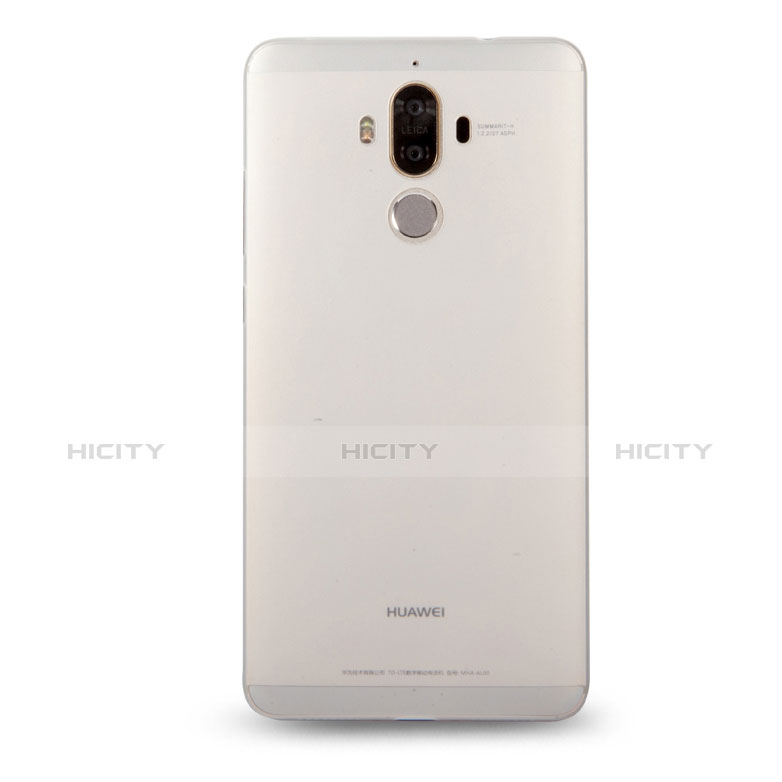 Coque Ultra Fine Plastique Rigide Transparente pour Huawei Mate 9 Blanc Plus