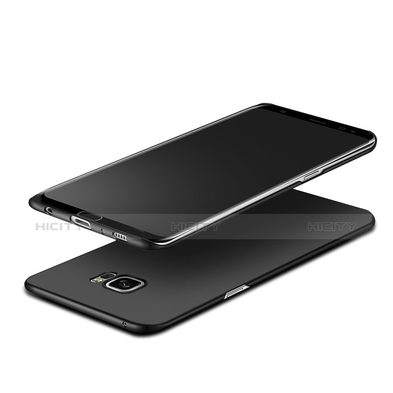 Coque Ultra Fine Plastique Rigide Transparente pour Samsung Galaxy S7 Edge G935F Noir Plus