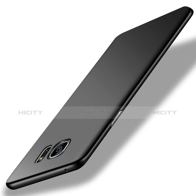 Coque Ultra Fine Plastique Rigide Transparente pour Samsung Galaxy S7 Edge G935F Noir Plus