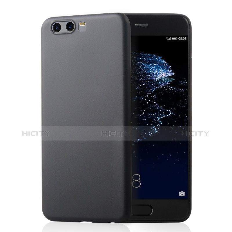 Coque Ultra Fine Plastique Rigide Transparente T01 pour Huawei P10 Noir Plus