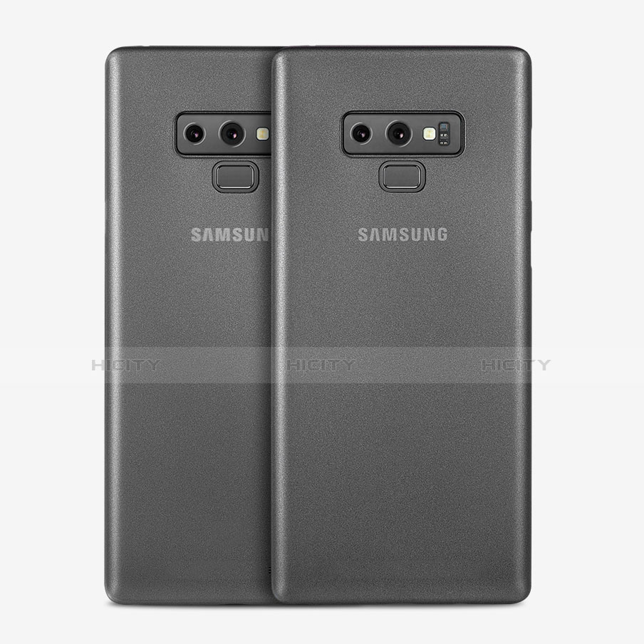 Coque Ultra Fine Plastique Rigide Transparente T01 pour Samsung Galaxy Note 9 Gris Plus