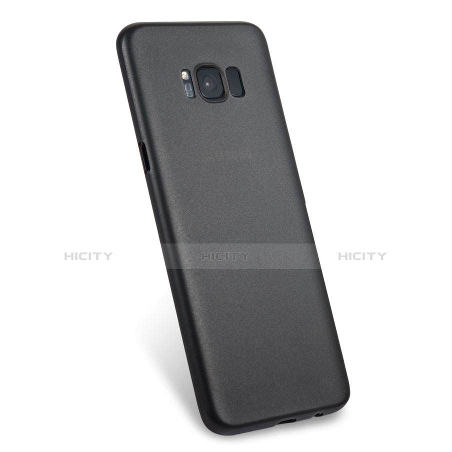 Coque Ultra Fine Plastique Rigide Transparente T02 pour Samsung Galaxy S8 Plus Noir Plus